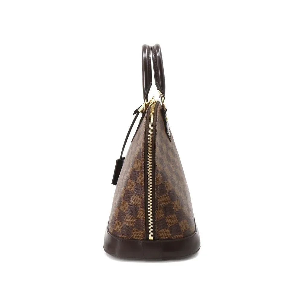 Louis Vuitton Damier Alma PM Hand Bag Ebene Brown